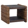 vidaXL Stolić za kavu Prirodna 45 x 45 x 45 cm