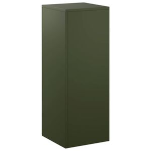 vidaXL Stalak za biljke Maslinastozelena 30 x 30 x 80 cm Otporni čelik