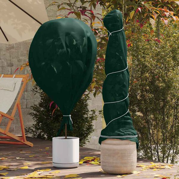 vidaXL Flis za za&scaron;titu biljaka od mraza Zelena 50 x 3,2 m