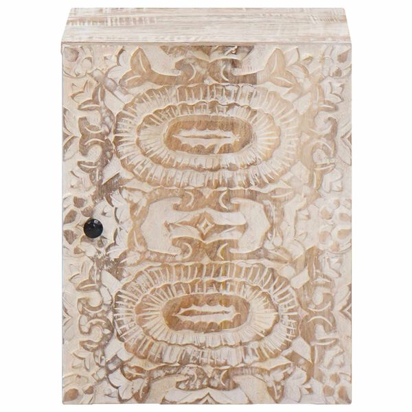 vidaXL Viseći ormar za kupaonicu s pohranom Bijelo 38 x 33,5 x 48 cm