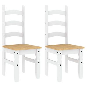 vidaXL Blagovaonske stolice Corona 2 kom 42x47x107 cm masivna borovina