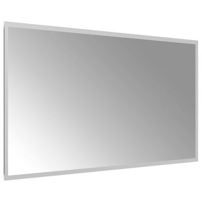 vidaXL LED kupaonsko ogledalo 90x50 cm