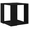 vidaXL Kava Stol Crni hrast 32 x 32 x 30 cm Konstruirano drvo