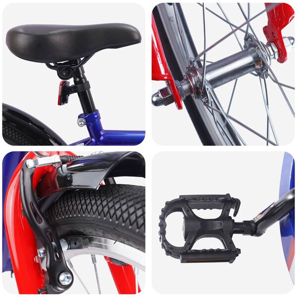 vidaXL Dječji Bicikl 18 Inča za djecu od 5 do 7 godina Tamno plava