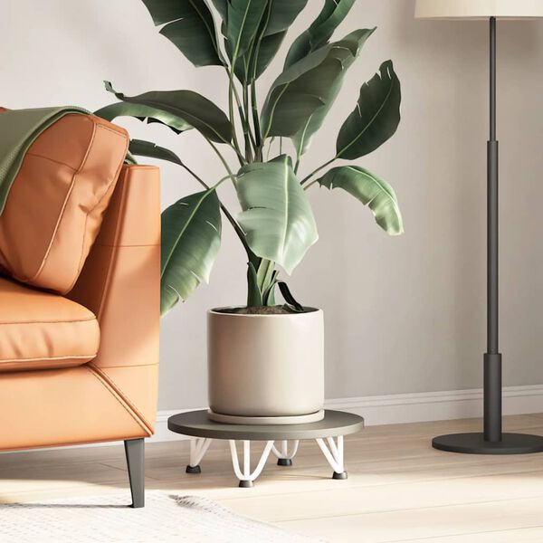 vidaXL Noge s ukosnicama za stolić za kavu 4 kom. bijele 10 cm, puni čelik