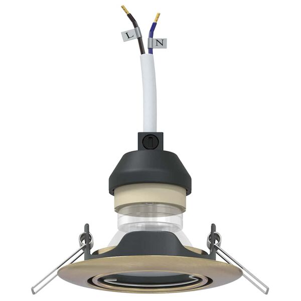 vidaXL Reflektor 6 pcs Mjed 9 x 9 x 2.5 cm Metal