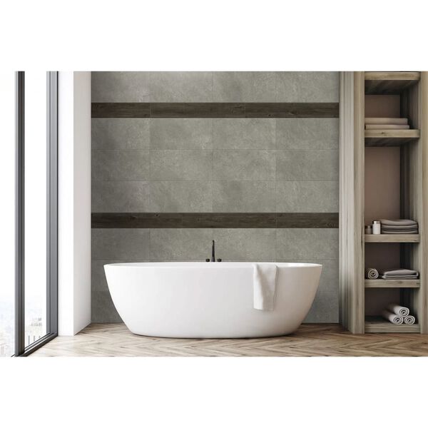 Grosfillex zidne pločice Gx Wall+ 15 kom 15 x 90 cm smeđi hrast