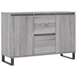 vidaXL Komoda sivog hrasta sonome 101,5x35x70 cm od konstruiranog drva