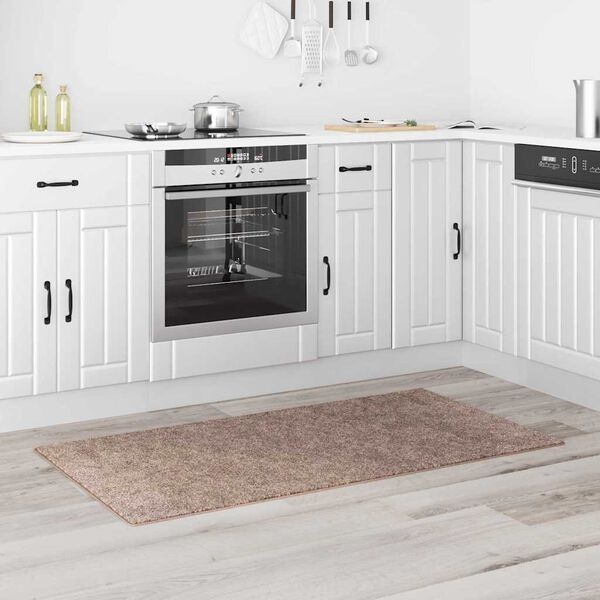 vidaXL Protuklizni Shaggy Tepih Smeđa 80 x 150 cm PP