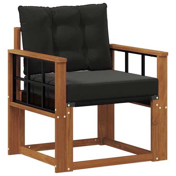 vidaXL 2 Komad Set vanjskih sofa Čvrsto drvo akacije i Textilene