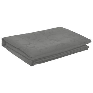 vidaXL Tkanina za stol Četvrtasti Svjetlosiva 90 x 90 cm