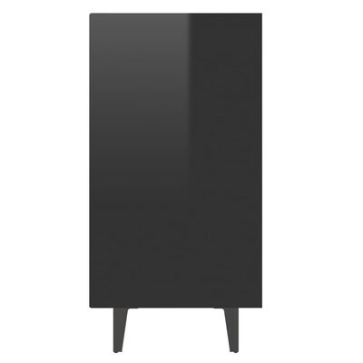 vidaXL Komoda sjajna crna 103,5 x 35 x 70 cm od konstruiranog drva