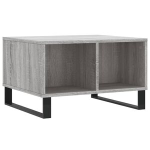 vidaXL Stolić za kavu boja sivog hrasta 60x50x36,5cm konstruirano drvo