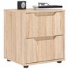 vidaXL Noćni ormarić VISNES sonoma hrast 45x40x50 cm konstruirano drvo