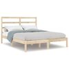 vidaXL Okvir za krevet od masivnog drva 135 x 190 cm bračni