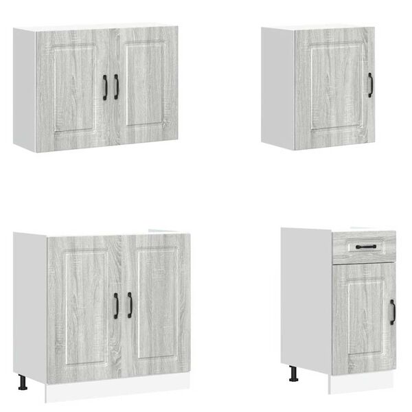 vidaXL 7-dijelni set kuhinjskih ormarića Kalmar konstruiranog drva