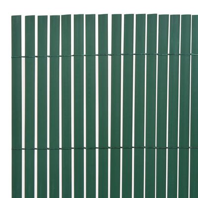 vidaXL Dvostrana vrtna ograda 90 x 400 cm zelena