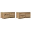 vidaXL TV ormarići 2 kom artisan hrast 60x31x25,5 cm konstruirano drvo