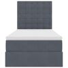 vidaXL Krevet s madracem i skladi&scaron;tem Tamno siva 100 x 200 cm Bar&scaron;un