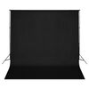 vidaXL Komplet studijske rasvjete: set svjetala, pozadina i reflektor
