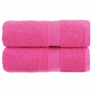 vidaXL Premium ručnici za pranje SOLUND 2 kom. ružičaste 30x30 cm 600 g/m&sup2;