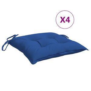 vidaXL Jastuci za stolice 4 kom plavi 40 x 40 x 7 cm od tkanine Oxford