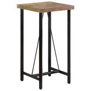 vidaXL Barski stol 55 x 55 x 107 cm masivno obnovljeno drvo i željezo