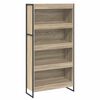 vidaXL Ormarić za knjige 80 x 30 x 155 cm Konstruirano drvo Sonoma