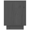vidaXL Noćni ormarići 2 kom sivi 40 x 30 x 40 cm od masivne borovine