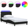 vidaXL Okvir za krevet bez madraca Hanko crni 100x200 cm od tkanine