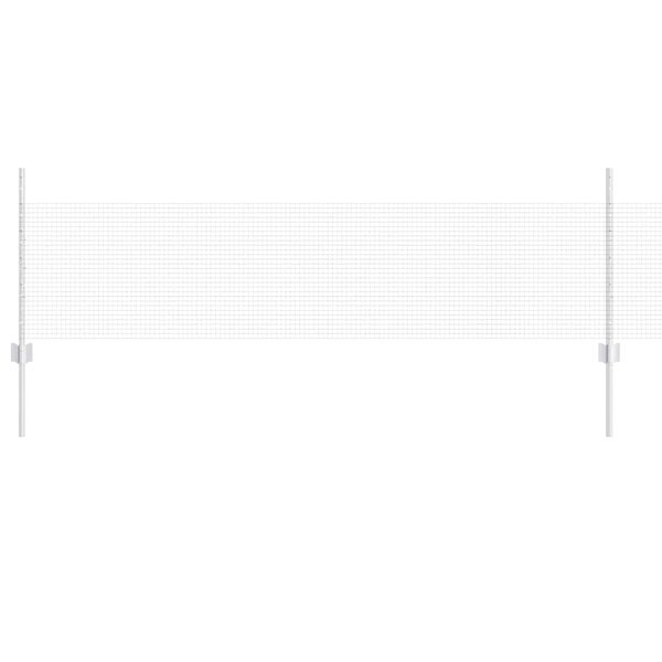 vidaXL Ograda i stup Srebrno 0,5 x 10 m Čelik