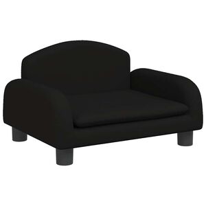 vidaXL Dječja fotelja crna 50x40x30 cm od tkanine