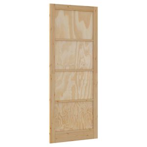vidaXL Unutarnja vrata Prirodna 83 x 232 cm &Scaron;perploča