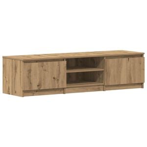 vidaXL TV ormarić Artisan hrast 140x40x36 cm izrađeno drvo