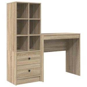 vidaXL Stol Sonoma hrast 125,5 x 40 x 127 cm 2 kom.