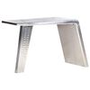 vidaXL Avijatičarski radni stol srebrni 112 x 50 x 76 cm metalni