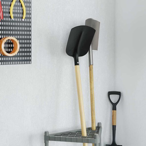 vidaXL Glava lopate 4 pcs Crna 34,5 x 24 cm Čelik s prahom premazan