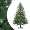 vidaXL Umjetno božićno drvce s nogom 150 cm 150 LED lampica