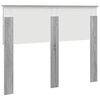 vidaXL Uzglavlje Siva Sonoma 120 cm Konstruirano drvo