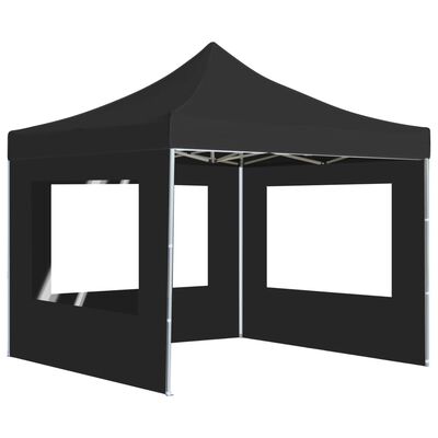 vidaXL Profesionalni sklopivi šator za zabave 3 x 3 m antracit