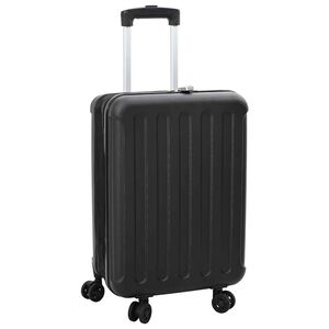 vidaXL Kofer s zaključavanjem Crna 43 x 27 x 66 cm ABS plastika