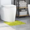vidaXL Prostirka protiv klizanja s izrezom za WC Zelena 50 x 50 cm PP