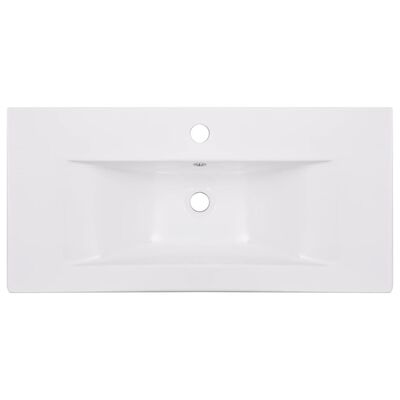 vidaXL Ugradbeni umivaonik 81 x 39,5 x 18,5 cm keramički bijeli