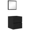 vidaXL Kupaonski ormar Crni hrast 41 x 38,5 x 45 cm Konstruirano drvo