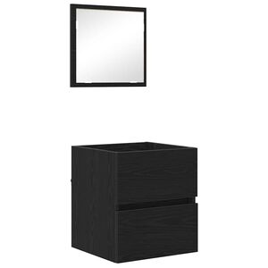 vidaXL Kupaonski ormar Crni hrast 41 x 38,5 x 45 cm Konstruirano drvo