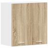 vidaXL Viseći ormarić "Lyon" hrast Sonoma 60x31x60 cm Inženirsko drvo
