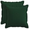 vidaXL Presvlaka za jastuk 2 pcs HOUTEN Tamnozelena 35 x 35 cm