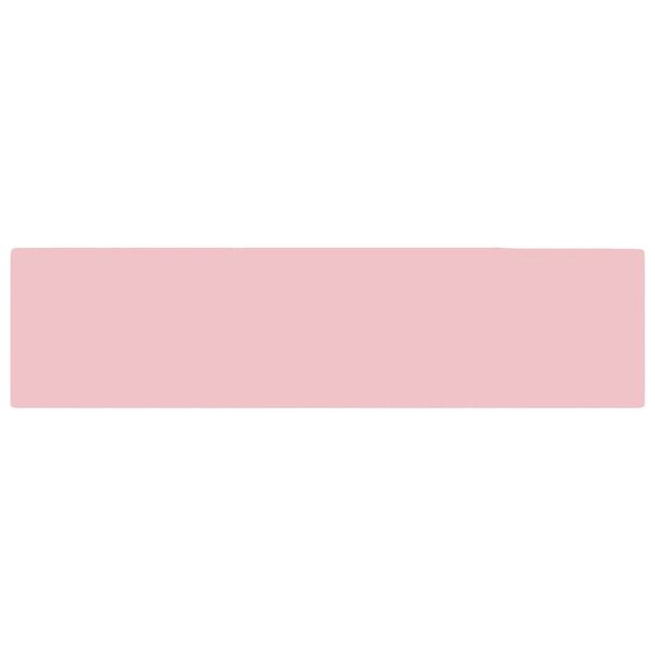 vidaXL Kupaonski umivaonik keramički mat ružičasti