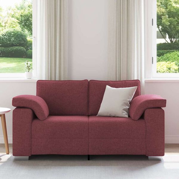 vidaXL Sofa Vinska crvena 160 x 77 x 82 cm tkanina
