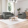 vidaXL Sofa 2 pcs Tamno siva 138 x 78 x 80 cm Bar&scaron;un